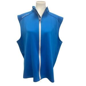 Sun Mountain Mens XL PolySpandex Thermal Wear Sleeveless Full Zip Vest